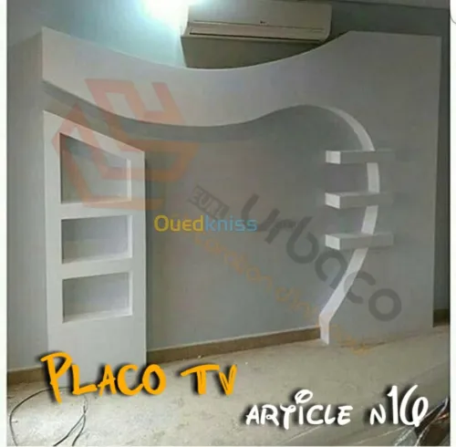 Placo platre BA13- (5) Placo TV
