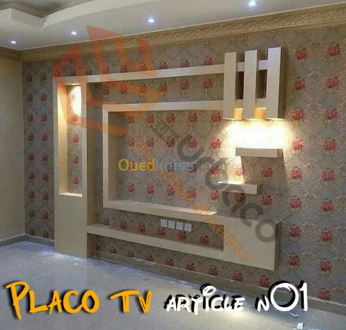 Placo platre BA13- (5) Placo TV