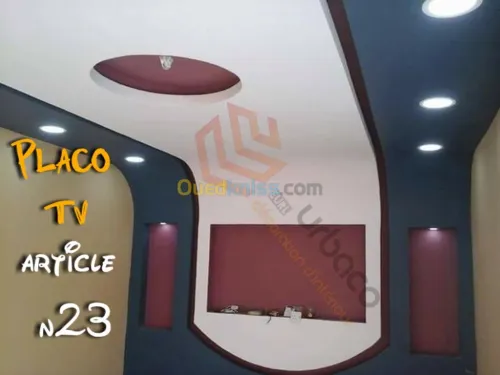 Placo platre BA13- (5) Placo TV