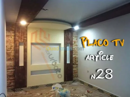 Placo platre BA13- (5) Placo TV