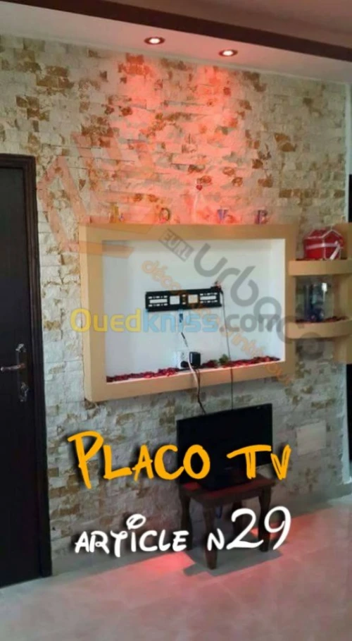 Placo platre BA13- (5) Placo TV