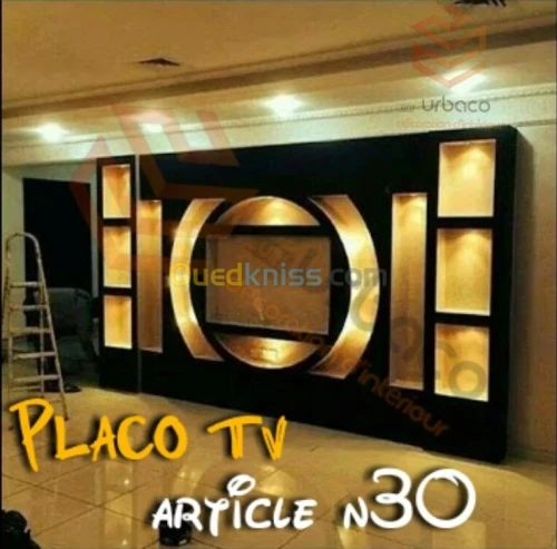 Placo platre BA13- (5) Placo TV