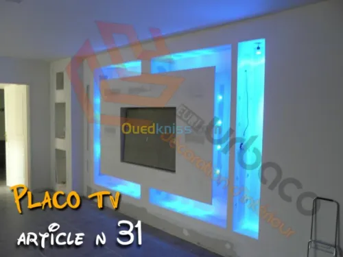 Placo platre BA13- (5) Placo TV