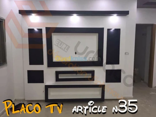 Placo platre BA13- (5) Placo TV