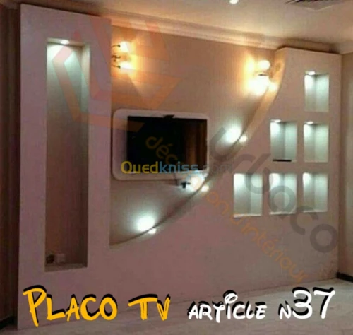 Placo platre BA13- (5) Placo TV