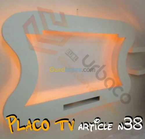 Placo platre BA13- (5) Placo TV