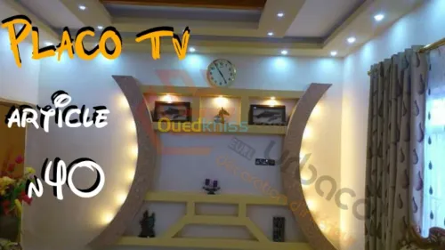 Placo platre BA13- (5) Placo TV