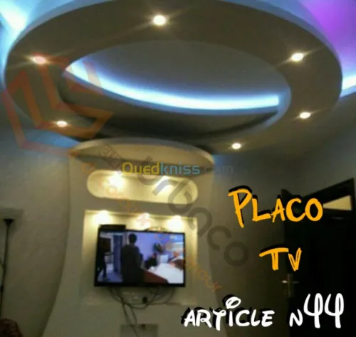 Placo platre BA13- (5) Placo TV