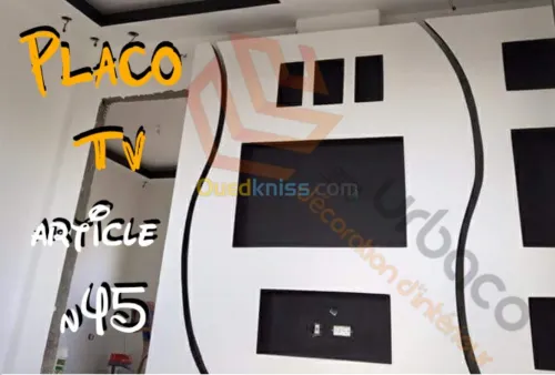 Placo platre BA13- (5) Placo TV