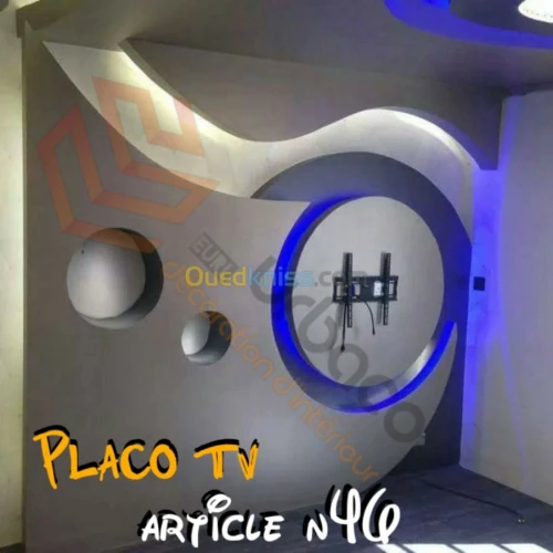 Placo platre BA13- (5) Placo TV