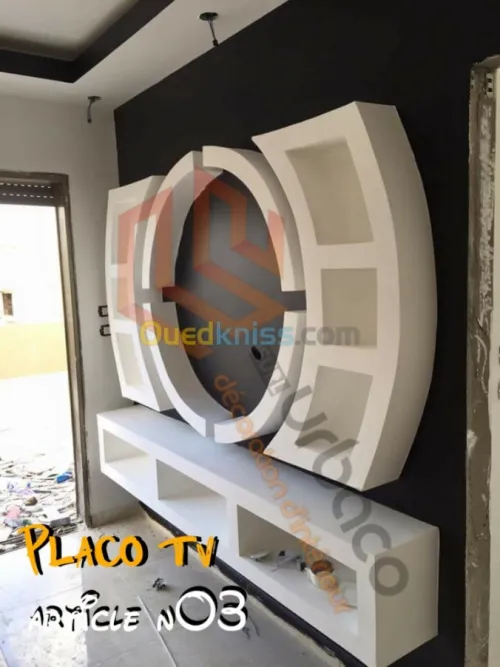 Placo platre BA13- (5) Placo TV