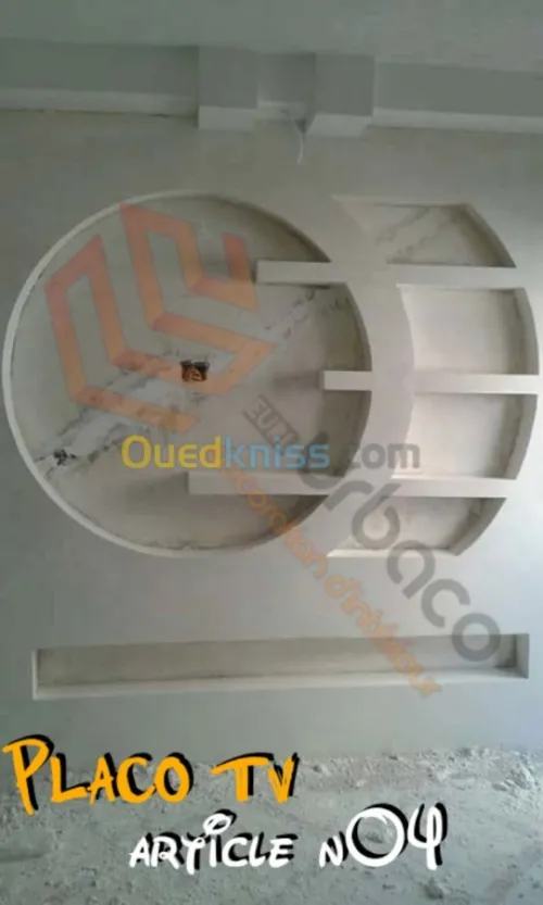 Placo platre BA13- (5) Placo TV