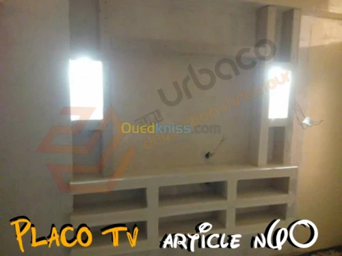 Placo platre BA13- (6) Placo TV