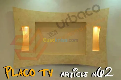 Placo platre BA13- (6) Placo TV