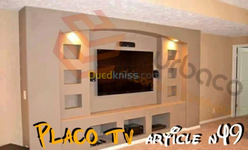 Placo platre BA13- (6) Placo TV