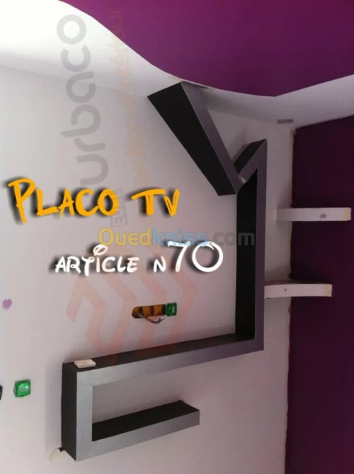 Placo platre BA13- (6) Placo TV