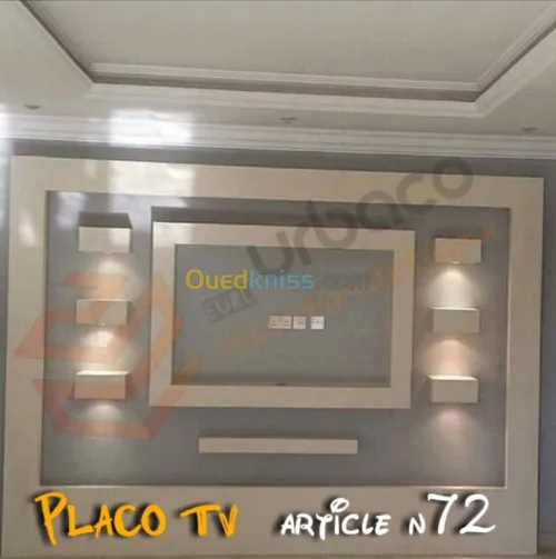 Placo platre BA13- (6) Placo TV