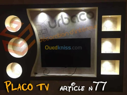 Placo platre BA13- (6) Placo TV