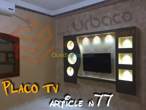 Placo platre BA13- (6) Placo TV