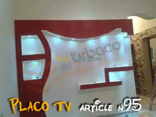 Placo platre BA13- (6) Placo TV