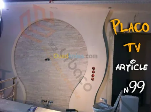 Placo platre BA13- (6) Placo TV