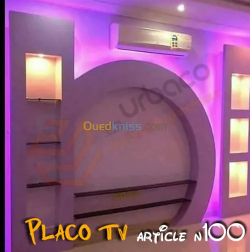 Placo platre BA13- (6) Placo TV