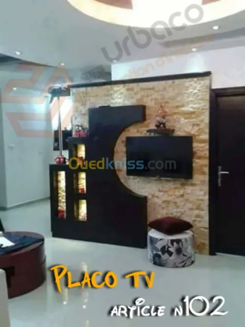 Placo platre BA13- (6) Placo TV