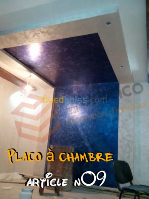 Placo Platre BA13- (8) Tete de lit