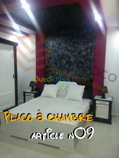 Placo Platre BA13- (8) Tete de lit
