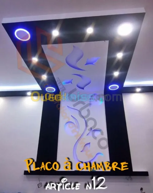 Placo Platre BA13- (8) Tete de lit