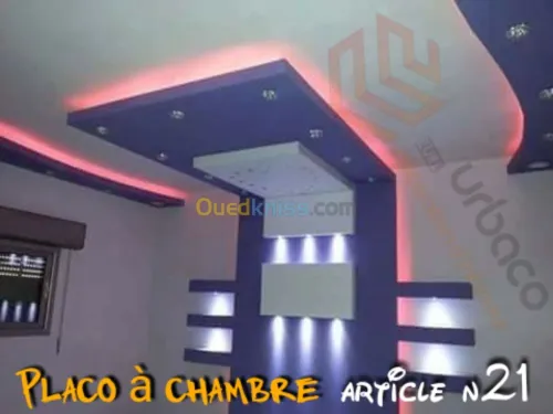 Placo Platre BA13- (8) Tete de lit