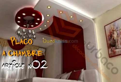 Placo Platre BA13- (8) Tete de lit