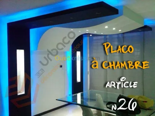 Placo Platre BA13- (8) Tete de lit