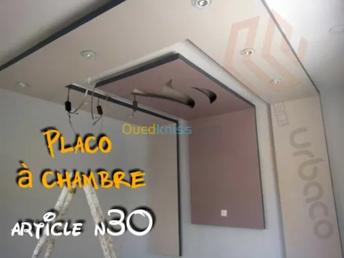 Placo Platre BA13- (8) Tete de lit
