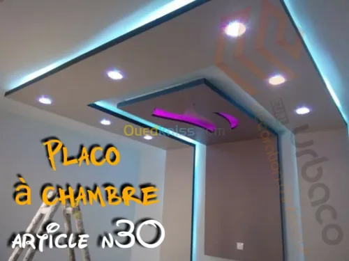 Placo Platre BA13- (8) Tete de lit