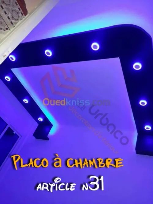 Placo Platre BA13- (8) Tete de lit