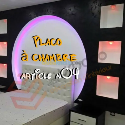 Placo Platre BA13- (8) Tete de lit