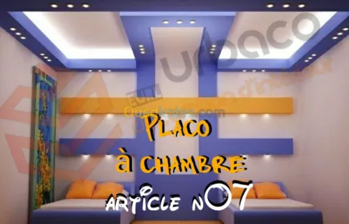 Placo Platre BA13- (8) Tete de lit