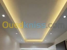 BA13 placo,parquet,PVC