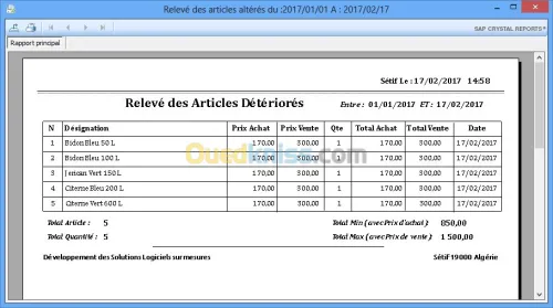 Gestionnaire de production LG-Prod