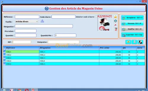 Gestionnaire de production LG-Prod