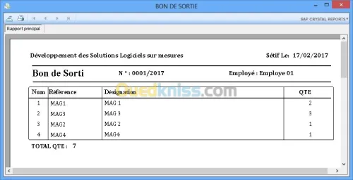 Gestionnaire de production LG-Prod
