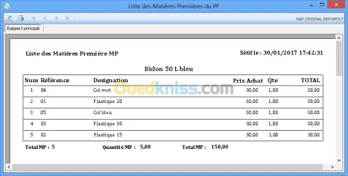 Gestionnaire de production LG-Prod