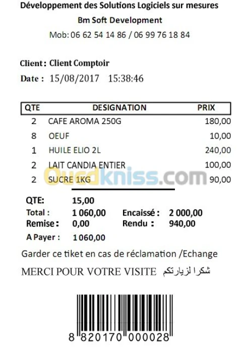 GESTION SUPERETTES, COSMETIQUE