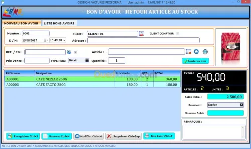 GESTION SUPERETTES, COSMETIQUE
