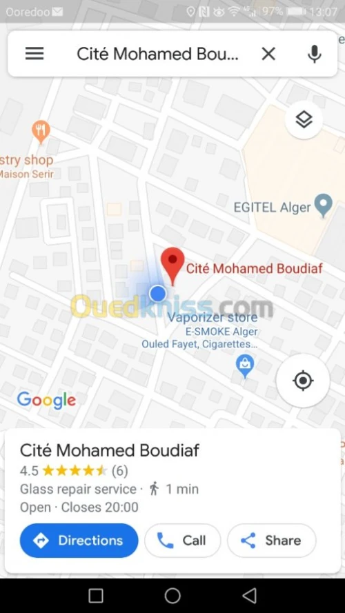 Réparation Pare brise Ouled Fayet 1