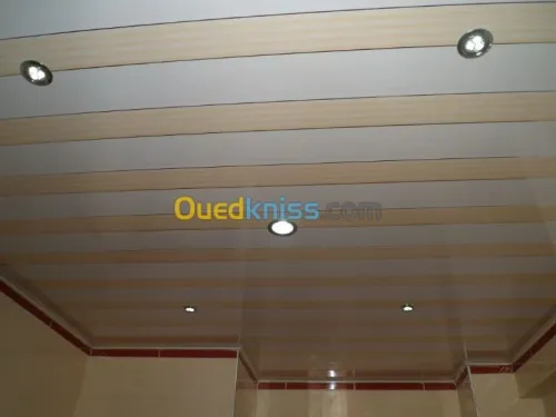 Faux plafond pvc