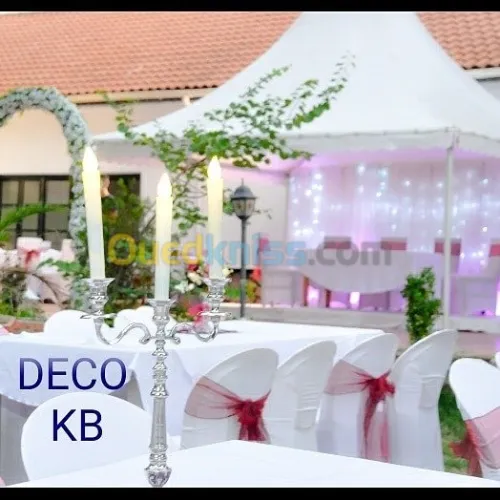 Décoration des salle organisatric