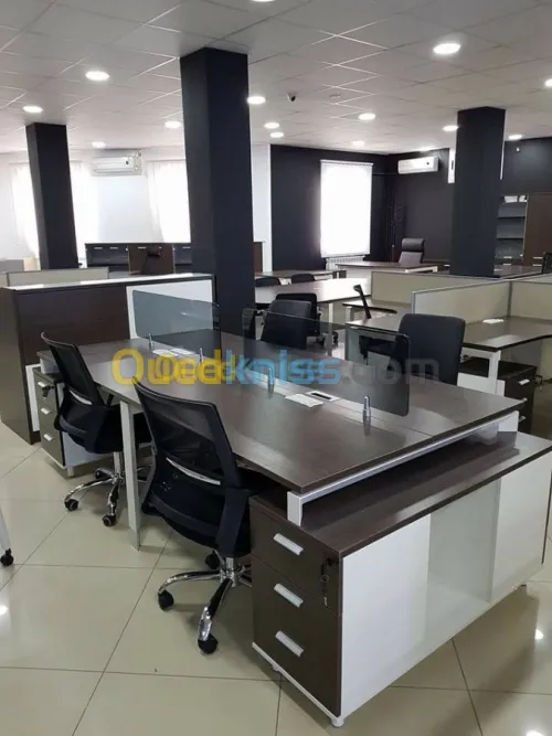 Ensembles de Bureaux couleur Noyer 