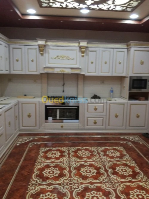 Meuble cuisine en bois massif 